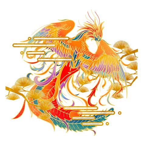 中國鳳凰圖案 猴和鸡
